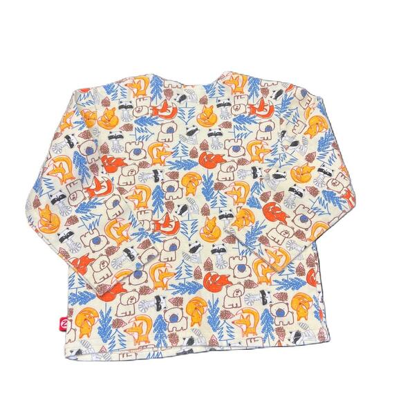 Zutano Long-Sleeve Woodland Animals Shirt 18 months - Picture 2 of 4